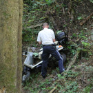 Mopedlenker abgestürzt