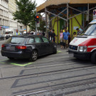 Leserreporterin erlebt Unfall auf der Lerchenfelder Straße mit