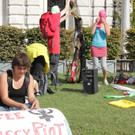 Rosa Antifa Wien: Kundgebung für Pussy Riot