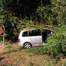 Bilder vom Crash in Anthering