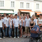 Bilder vom Flashmob gegen Abschiebung