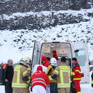 Hohenems: Radlader stürzt 20 Meter ab