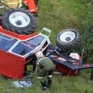 Traktorabsturz in Ebenau