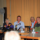 Pressekonferenz vor Sprengung