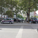 Ausschreitungen vor Rapid-PAOK am Schwedenplatz