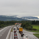 Stau bei Salzburg-Süd
