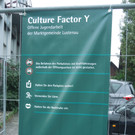 Infotafel wurde beim Culture Factory angebracht