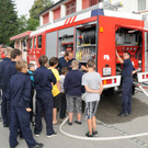 Schüler zu Gast bei der Feuerwehr Höchst