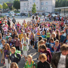 Schulbeginn in der Volksschule Lochau - Vorschüler und Erstklässler