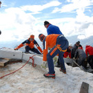 Fundament für Gipfelkreuz