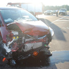 Verkehrsunfall auf der S6 im Bezirk Neunkirchen