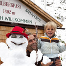 Schnee auch am Arlberg am 13.September