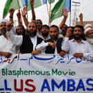 Proteste gegen Schmähfilm in Pakistan