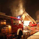 Mehrfamilienhaus in Hard in Flammen