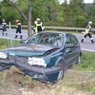 Fahrzeugbergung nach Unfall auf der B21 in Markt Piesting
