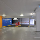 Ein- und Ausfahrt der Tiefgarage Krankenhaus Bludenz
