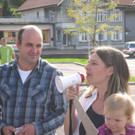 Sponsorenlauf Begr____ung mit Gemeinderat.JPG
