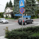 Sperren und Einbahn gegen Schleichwegverkehr