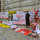 Tierschutz in die Verfassung: Protest in Wien (15.10.12)