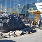 Meteorit am Praterstern: Bilder von den Dreharbeiten