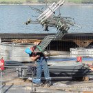 Vollbepackt zur vorläufig letzten Fahrt  