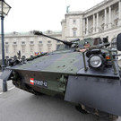 Nationalfeiertag: Erste Bundesheer-Panzer und Helikopter erreichen den Heldenplatz