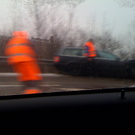 Unfall auf der A14 auf Höhe Wolfurt