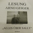 Lesung von Arno Geiger