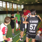 Beim Handballtraining
