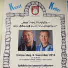 Einladung in den Lochauer Kunstkeller