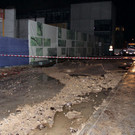 Bilder vom Wasserrohrbruch