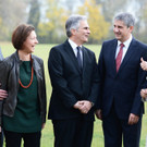 Heitere Regierungsklausur in Laxenburg