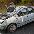 A14: 32-jähriger Harder bei Unfall verletzt