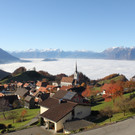 Bilder: Fraxern über dem Nebel am 15. November 2012