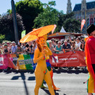 Es wurde wieder bunt und sexy gegen gegen die Diskriminierung von Homosexuellen und Transgender-Personen demonstriert