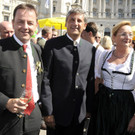 Landluft schnuppern mitten in der Großstadt – das bot der Wiener Heldenplatz, , wo das traditionelle Erntedankfest gefeiert wurd