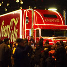 Coca-Cola Weihnachtstruck Tour kam auch wieder nach Wien