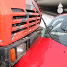 Zusammenstoß Pkw und Lkw