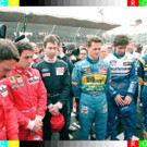 Vor dem San Marino Start gedenkminute an Senna und Ratzenberger 1995 bild 2.jpg