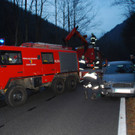 Ein Verletzter bei schwerem Unfall auf der B26