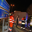 Bregenz-Weidach: Lkw-Anhänger in Autobahnauffahrt umgekippt