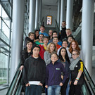 Die 4b Klasse der VMS Baumgarten  zu Besuch bei Russmedia.