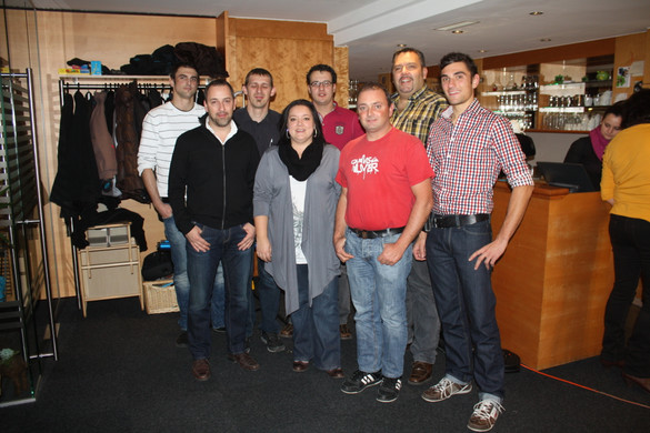(vlnr.:) Ihrig Christoph, Ehgartner Klaus, Koch Matthias, Scheibenstock Angelika, Zimmermann Markus, Geiger Bernhard, Halper Cha