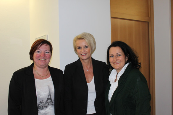 Karin Schwendtner, Christiane Berninger und Marion Wachter.