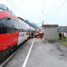 Feldkirch-Amberg: Frau unter Zug geraten