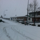 Schnee in Egg