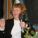 Reingard Blum beim Gespräch am Sunnahof