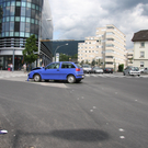 Verkehrsunfall in Bregenz: PKW gegen Motorrad