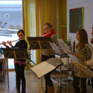 Bezauer Jungmusikanten zu Besuch im Sozialzentrum BMR