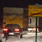 Lkw verursachen Stau